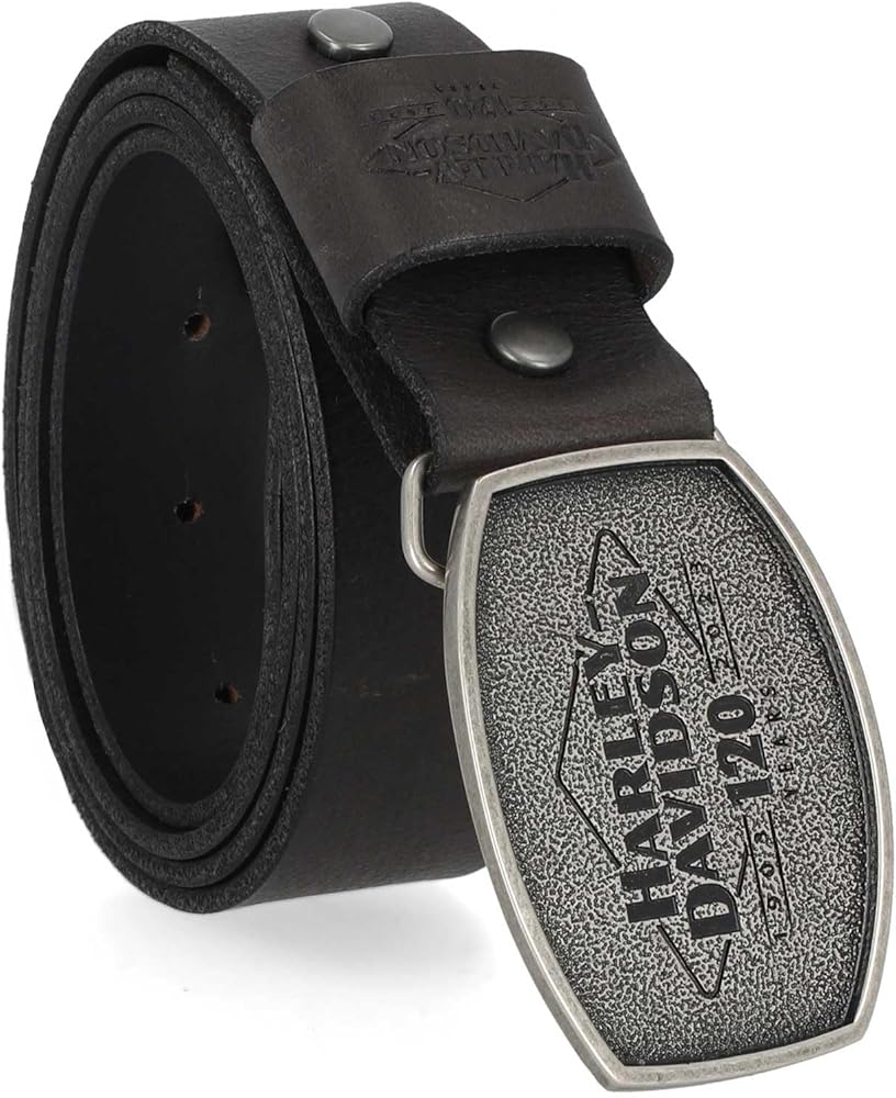 Amazon | ハーレーダビッドソン メンズ 120周年 スナップオン バックル