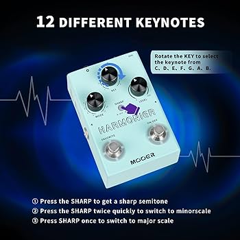 Amazon.com: MOOER Harmonier Vocal Effects Processor Guitar Voice