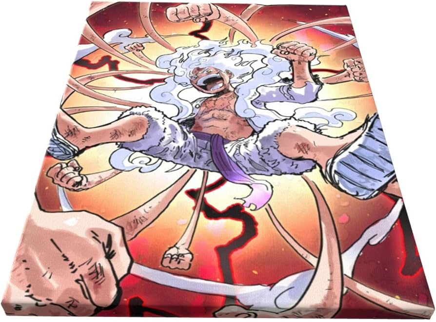 Amazon.co.jp: アートパネル ワンピース ルフィ ONE PIECE ギア5