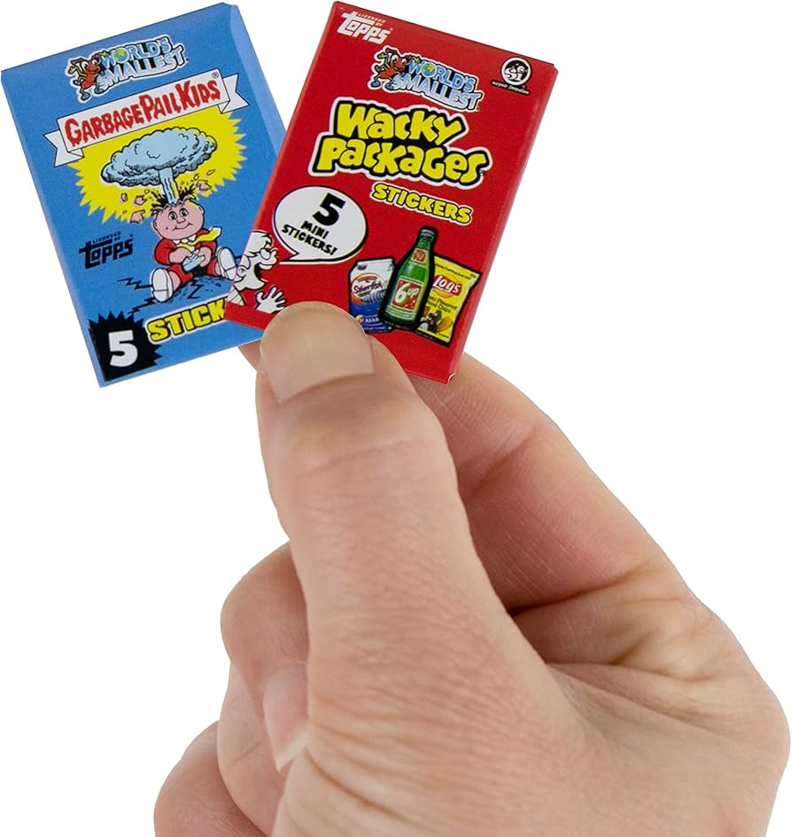 Amazon.com: World's Smallest Topps Micro Card Collection, GPK and