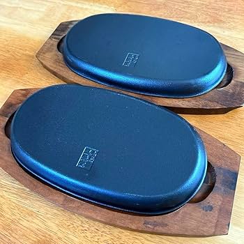 Amazon.co.jp: 南部鉄器 及源鋳造 OIGEN 南部盛栄堂 ステーキ皿 鉄板2