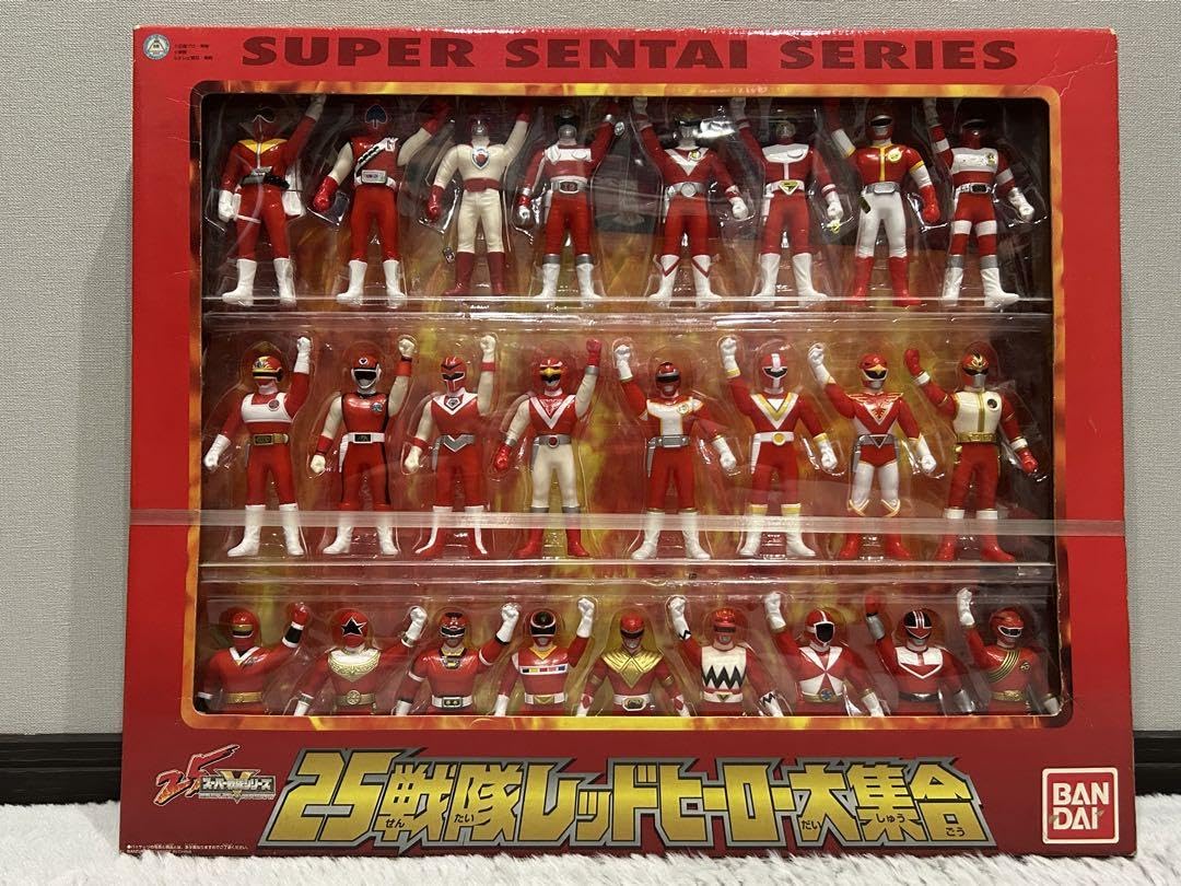 Amazon.co.jp: スーパー戦隊シリーズ 25戦隊レッドヒーロー大集合