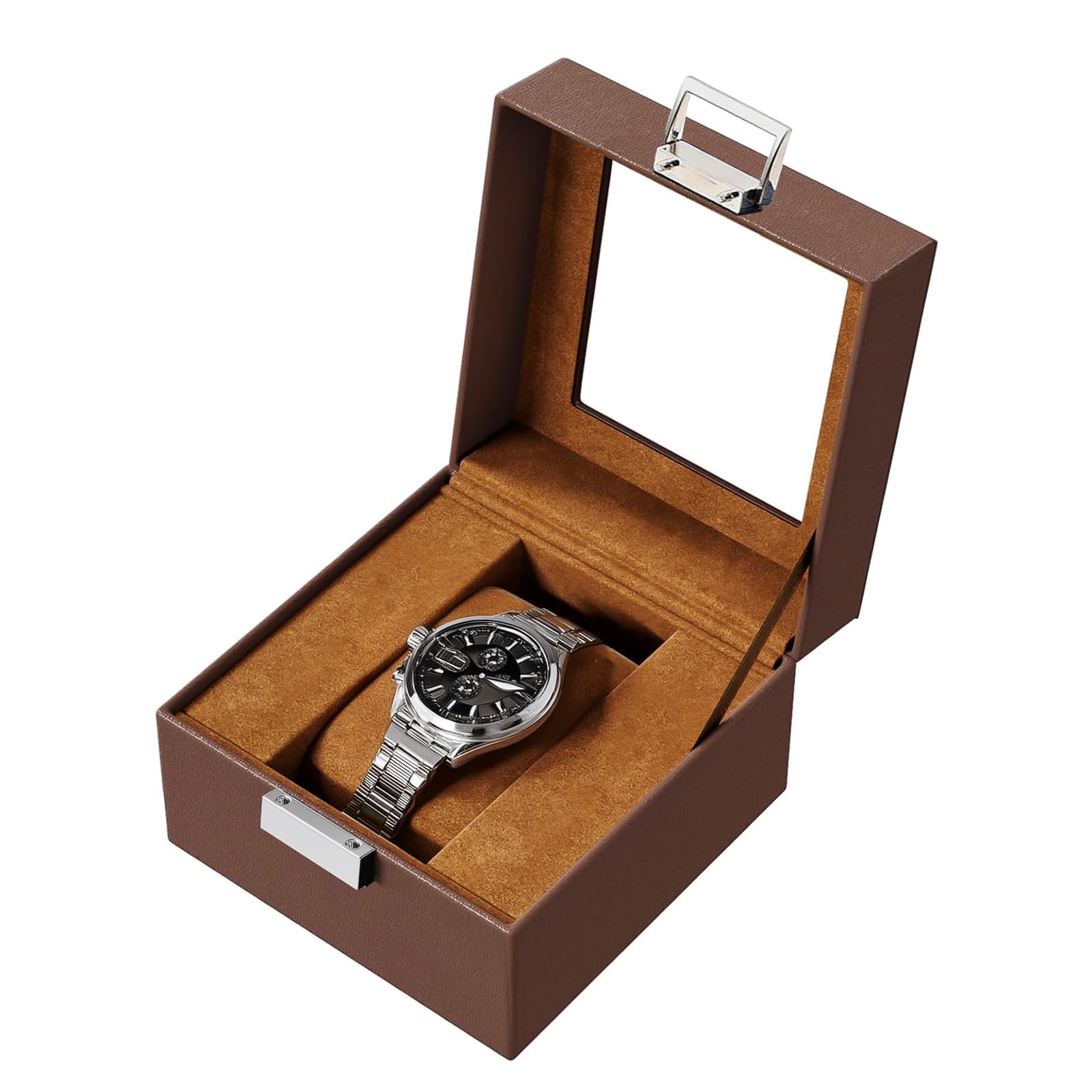 Amazon.co.jp: Mocamoro 腕時計ケース 1本用 ウオッチボックス 男性