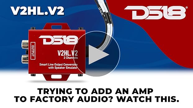 Amazon.com: DS18 V2HL.V2 Hi/Lo Converter 2-Channel with Speaker