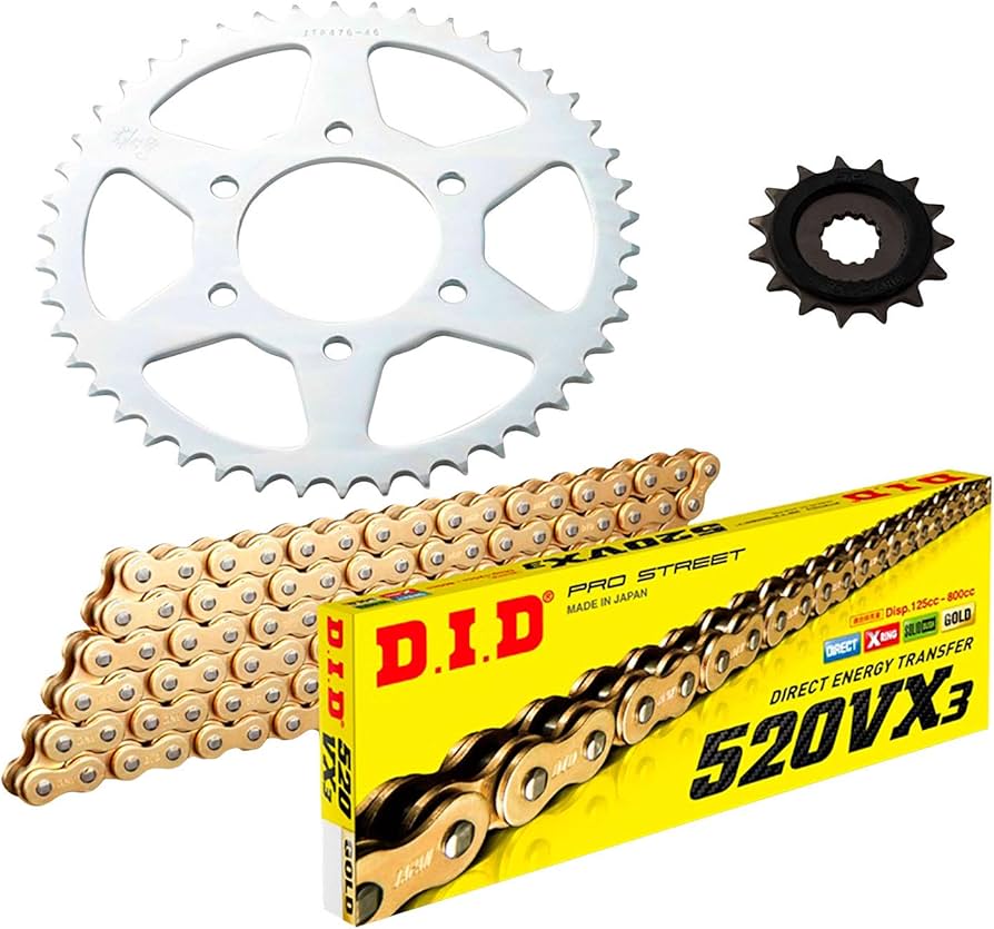 Amazon | D.I.D(大同工業) F/Rスプロケット 3点交換キット DK-08G