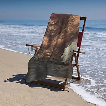 Amazon｜アニメ バキ グラップラー 範馬勇次郎 バスタオル 速乾性 超