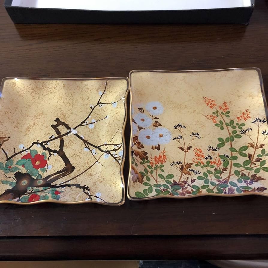 Amazon.co.jp: 光琳絵皿5枚セット : ホーム＆キッチン