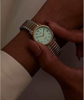 Amazon.com: Timex Women's Easy Reader 25mm Watch – Two-Tone Case