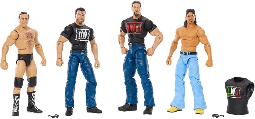 Amazon.com: WWE Hall of Fame Elite Collection NWO Figure 4pk