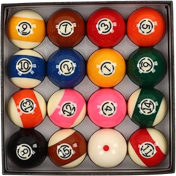 Amazon.co.jp: ビリヤードのプールの球, 16ピース 5.72cm ビリヤード
