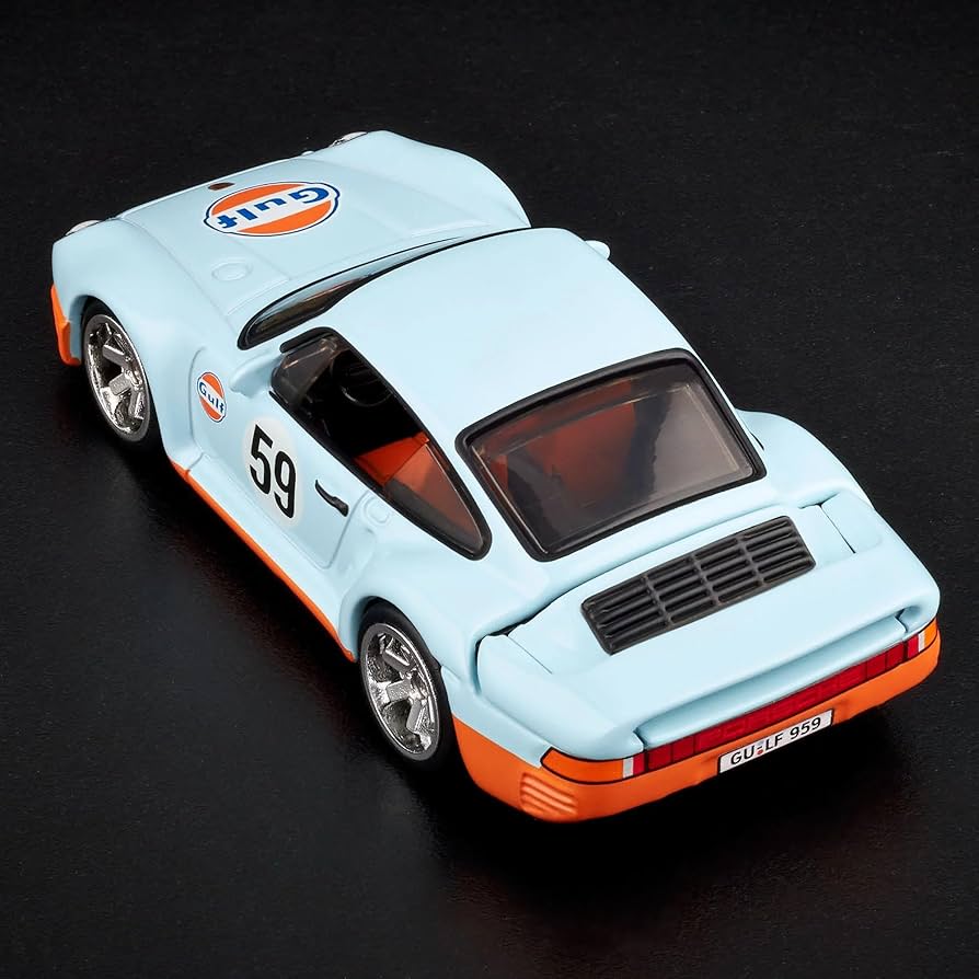 Amazon.com: Hot Wheels RLC Exclusive 1986 Porsche 959 Gulf Blue