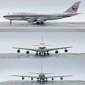 Amazon.co.jp: ODddot 日本航空ボーイング B747-300 旅客機モデル合金
