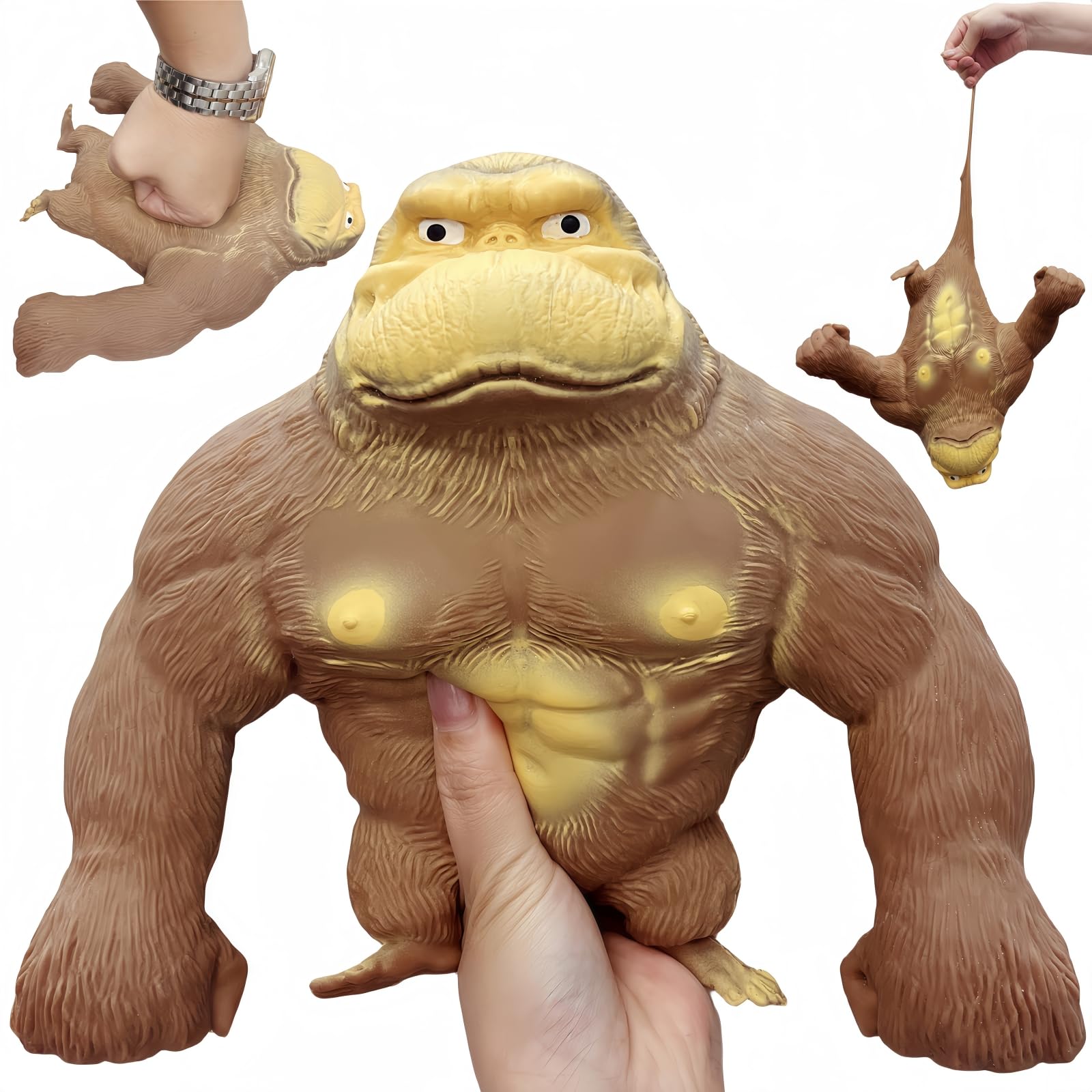 Amazon.com: Stretchy Glue-Sand Filled Rubber Gorilla, Latex