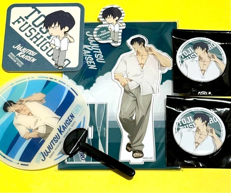 Amazon.co.jp: 伏黒甚爾 グッズセット 呪 廻 呪 廻カフェ コラボカフェ