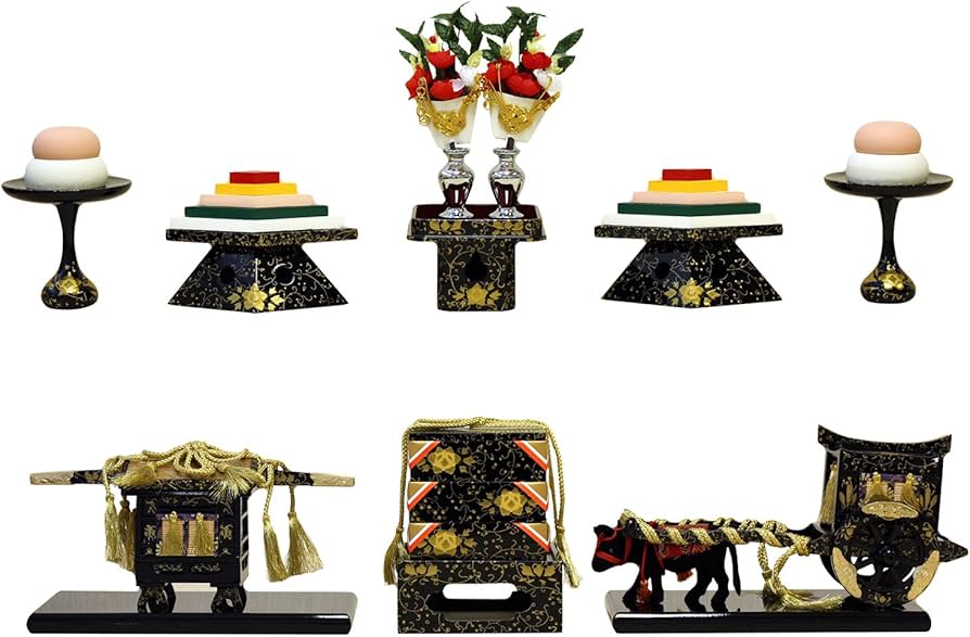 Amazon | ひな人形用道具 35号6点 本金前盛上 | ひな道具 | おもちゃ