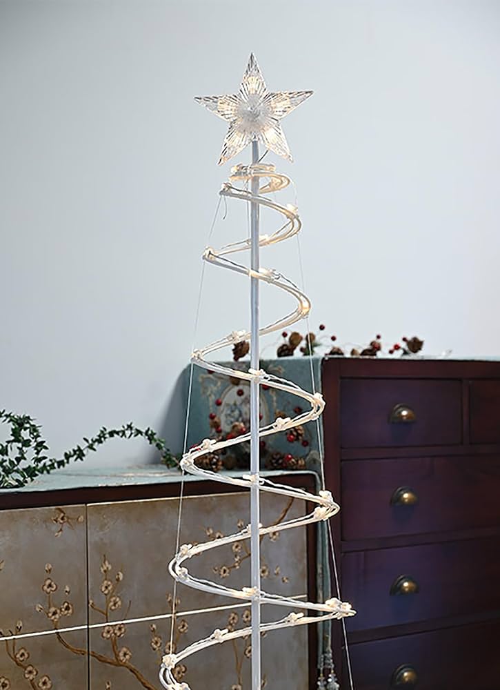 Amazon.co.jp: クリスマスツリー LEDツリー 150cm スパイラルツリー