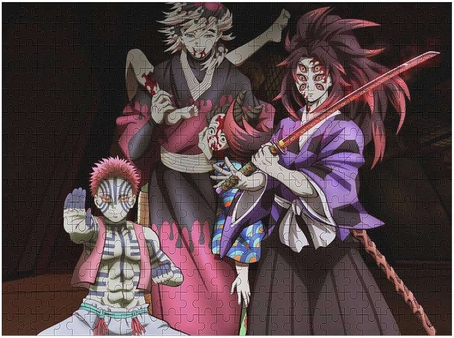 Amazon.co.jp: 鬼滅の刃 ジグソーパズル 500 PCS GM518-黒死牟 こくし