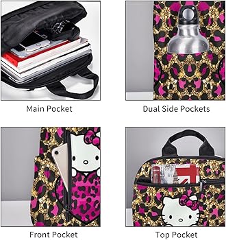 Amazon.co.jp: [COOLEAD] ハローキティ ヒョウ柄 リュックサック