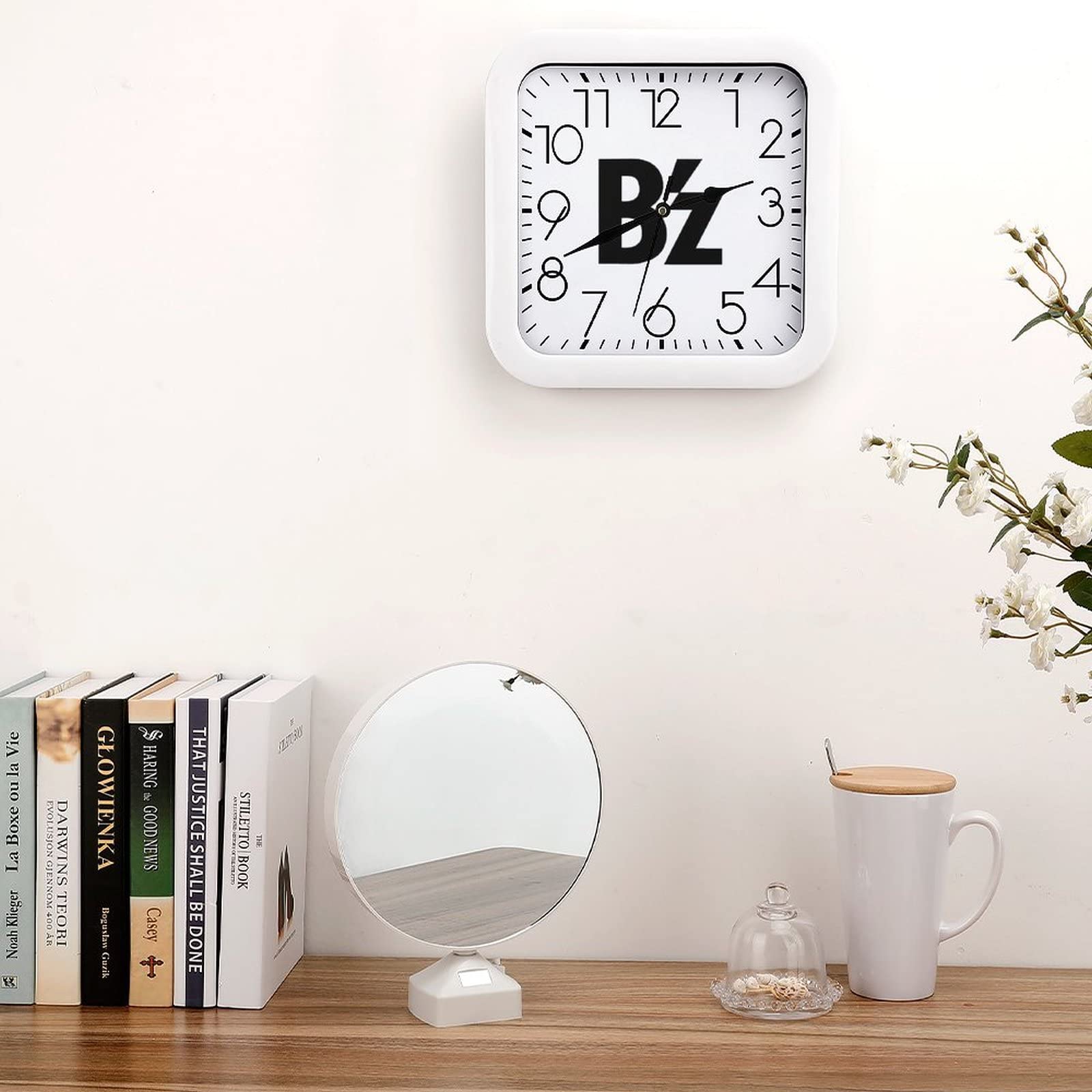 Amazon.co.jp: B'Z ロゴ 掛け時計 壁掛け時計 かけ時計 時計 壁時計