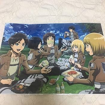Amazon.co.jp: 進撃の巨人セブンイレブン書き下ろしクリアポスター