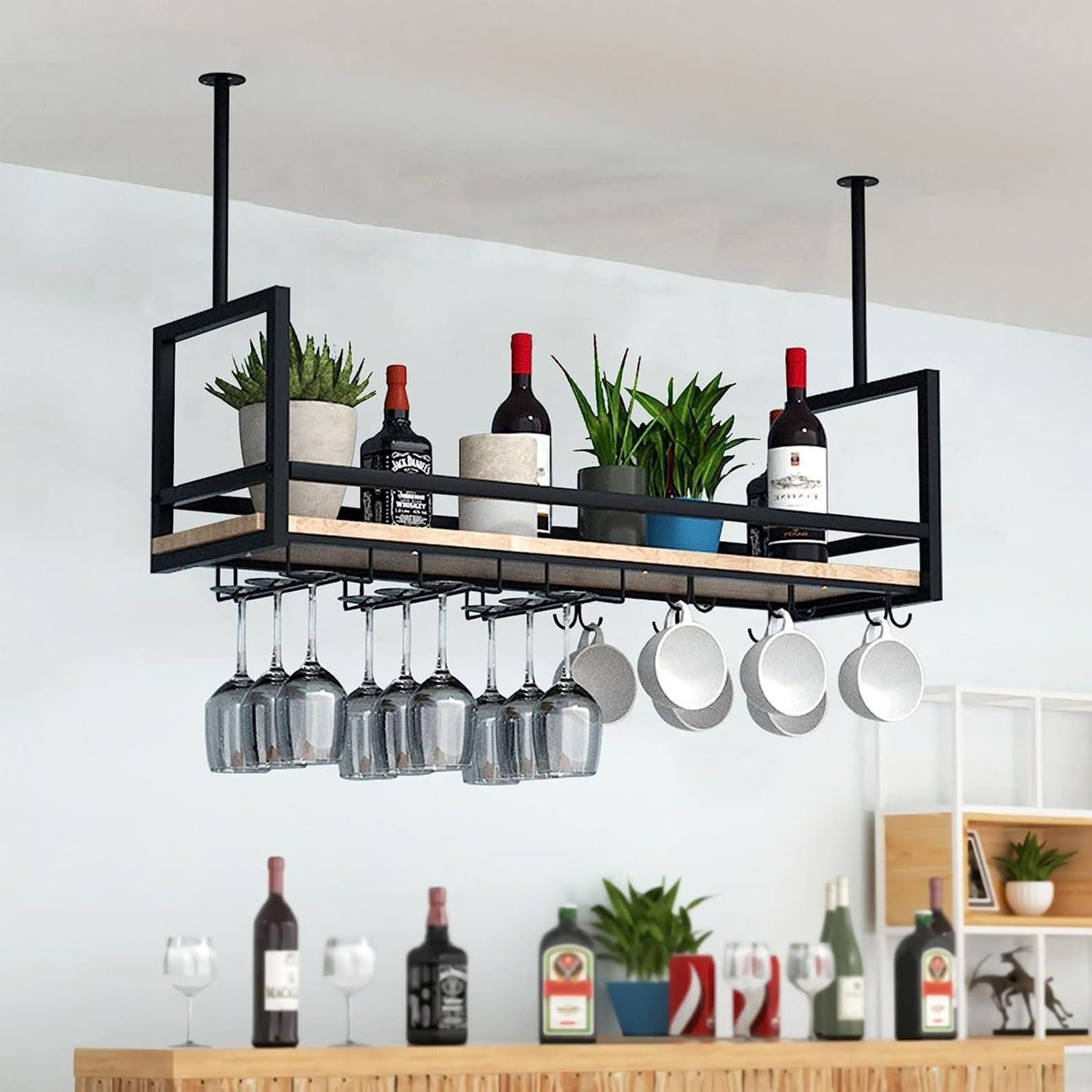 本格派ワイングラスラック 旧KAWAJUN(現KEYUCA)業務用真鍮製 本格派