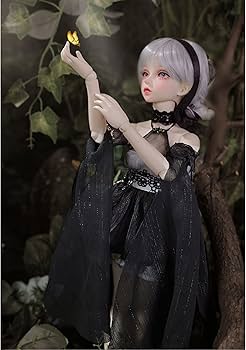 Amazon | 球体関節人形 1/4 BJDドール フルセット メイク済み ドレス風