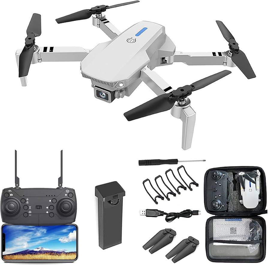 Amazon.co.jp: 新しい E88 ドローン カメラ付き 100g未満 申請不要