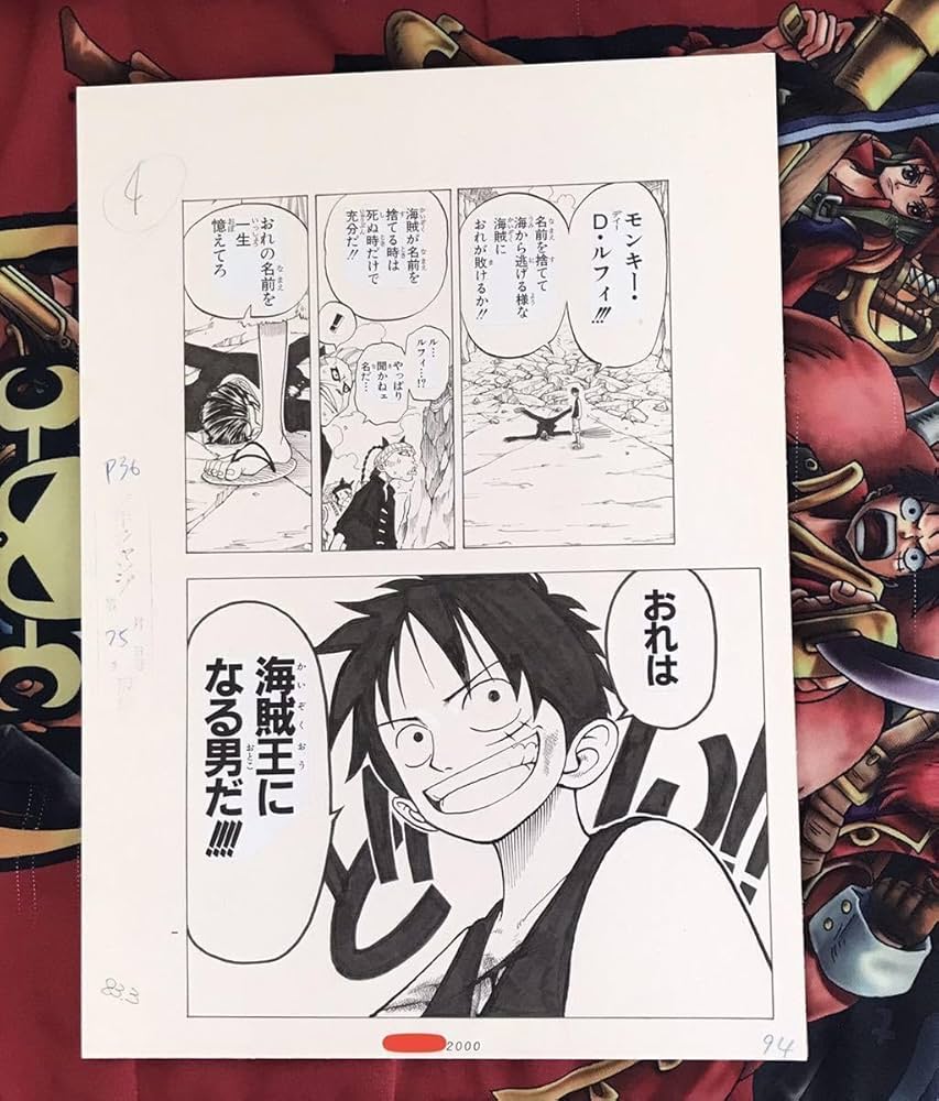 Amazon.co.jp: ワンピース 複製原画 当選品 ビブルの秘宝 シリアル