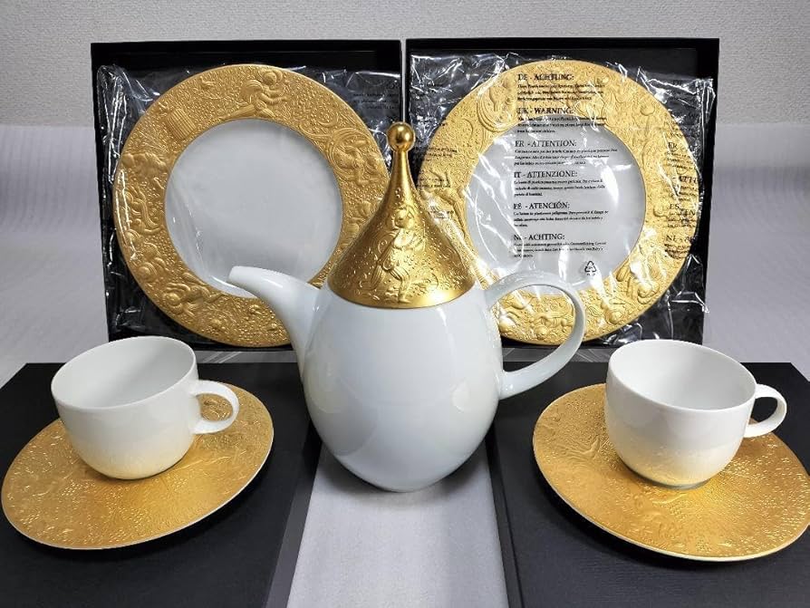 Amazon.co.jp: ローゼンタール 魔笛 ゴールド カップアンドソーサー