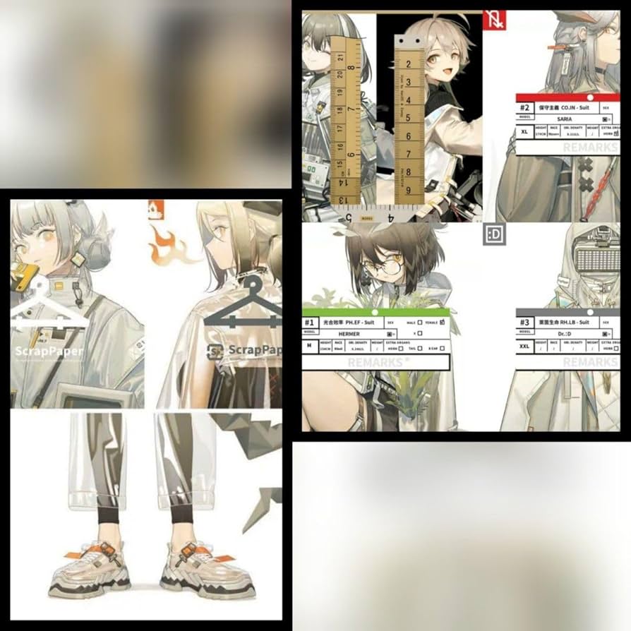 Amazon.co.jp: アークナイツ ScrapPaper Vol.1 Vol.2 Vol.3 NoriZC