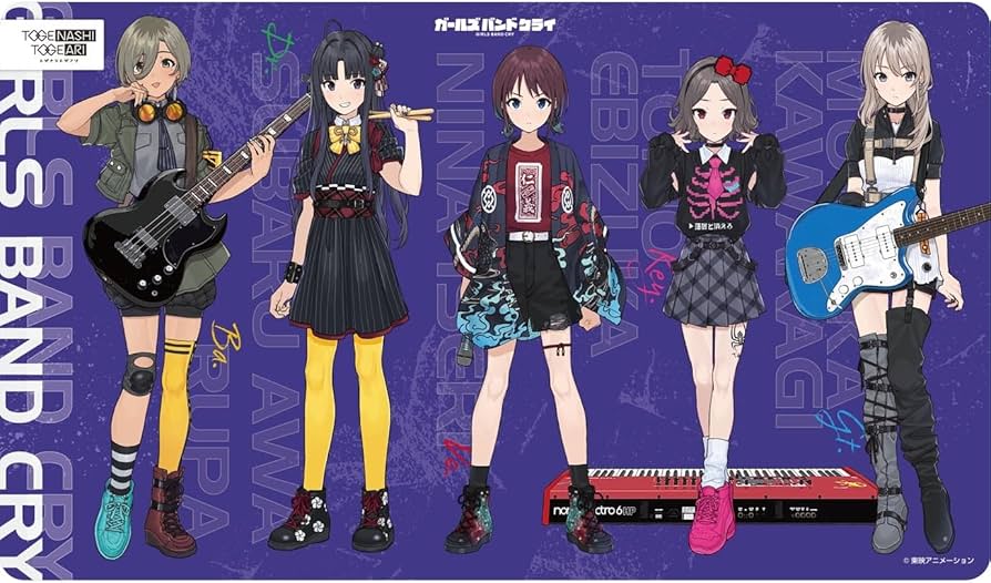 Amazon | ガールズバンドクライ キャラクターラバーマット トゲナシ