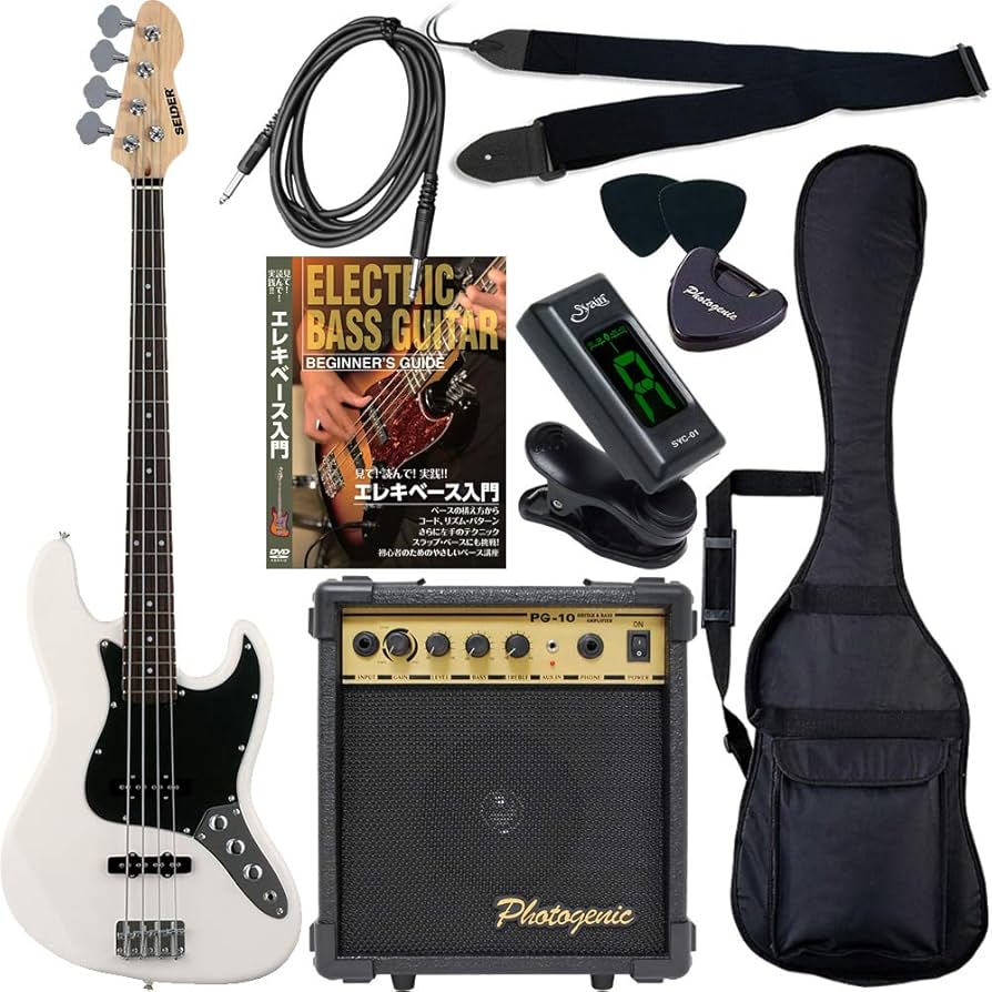 Amazon | SELDER セルダー ベース ジャズベースタイプ JB-30/ホワイト