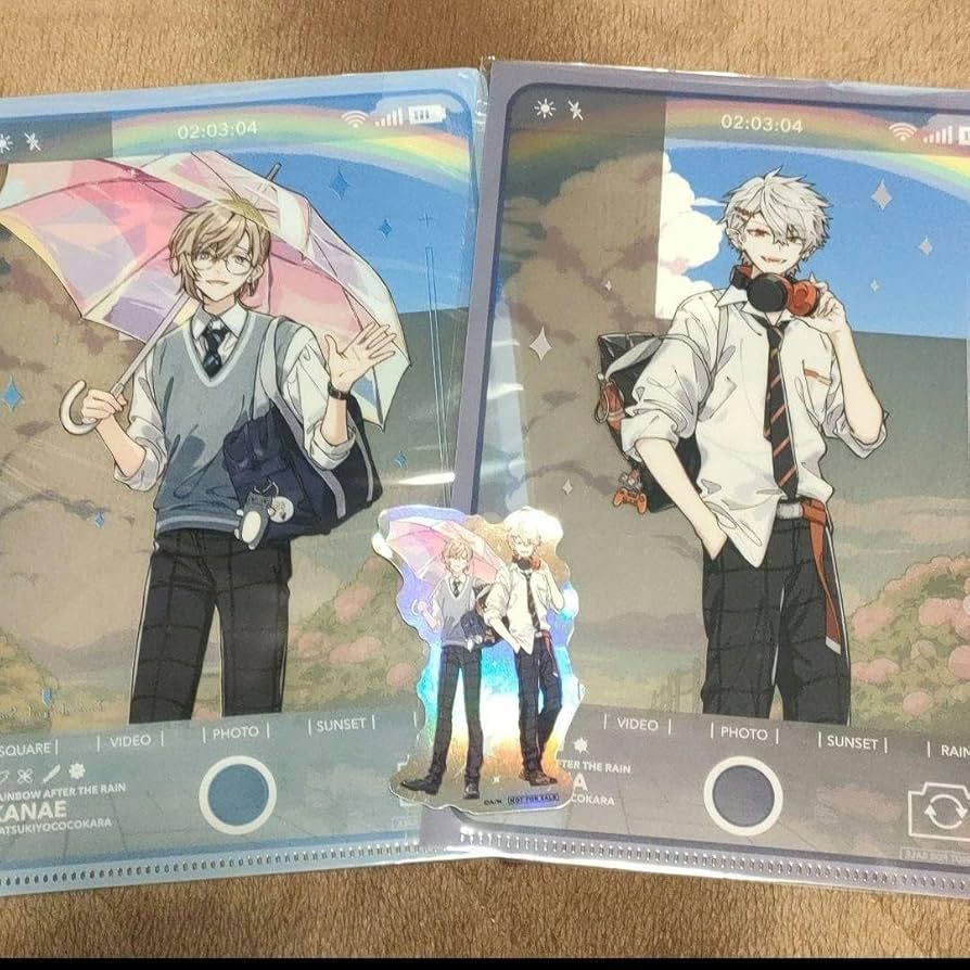 Amazon.co.jp: ChroNoiR 雨のちにじ 叶 葛葉 ステッカー くろのわ