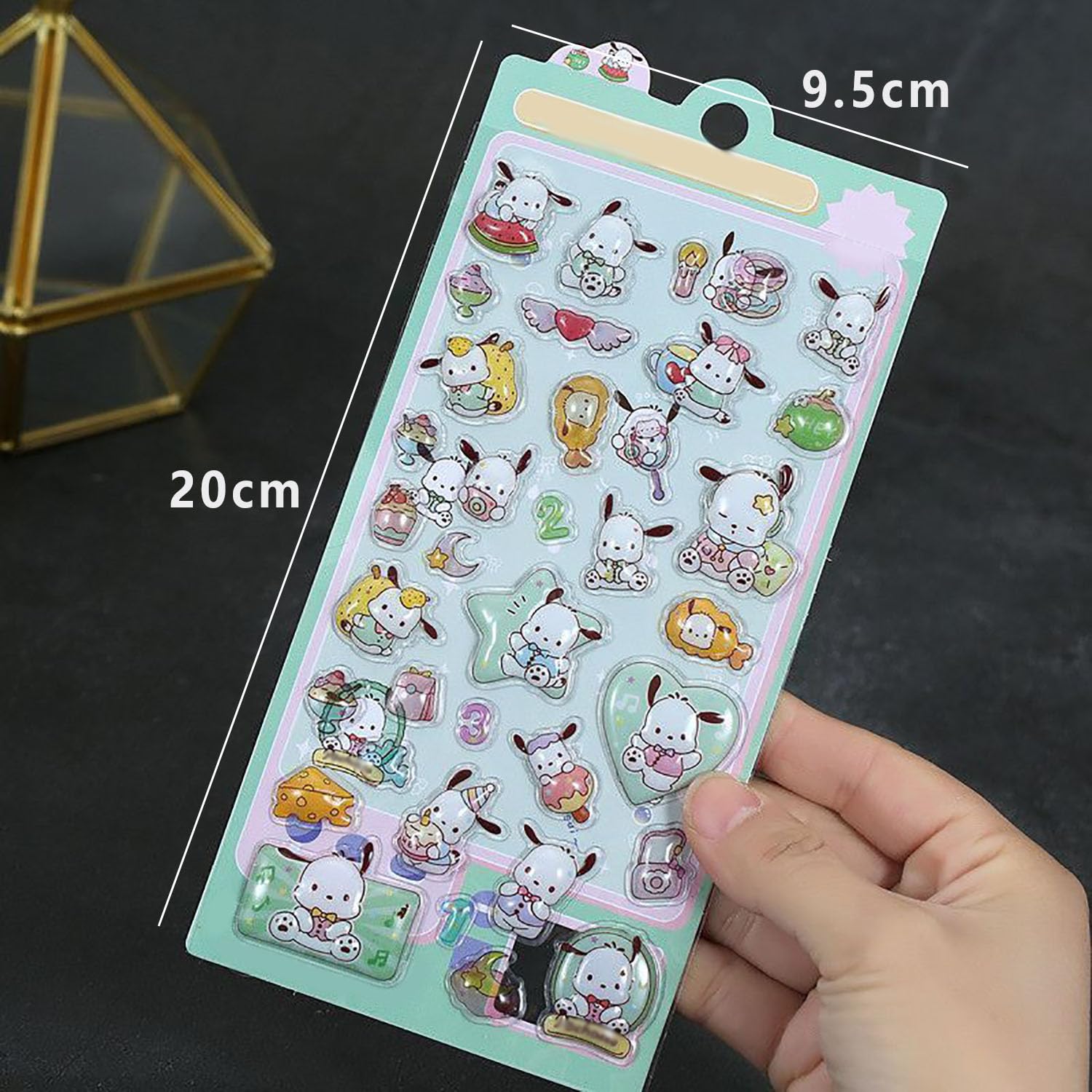 Amazon.co.jp: 4枚セット可愛い動物 3Dシール アニメキャラクター