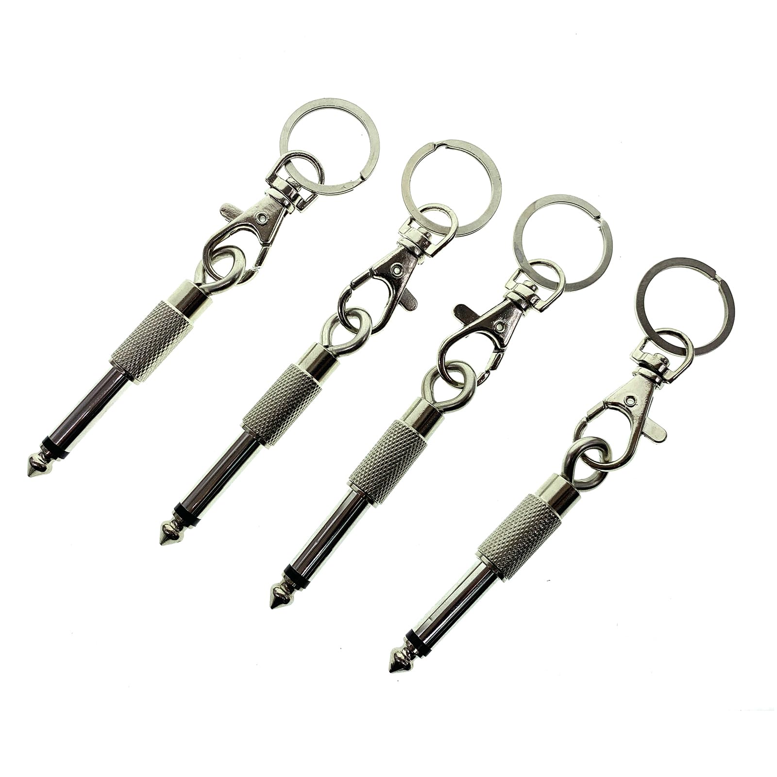 Amazon.com: Sujosa 4pcs Guitar and Bass Plug Keychains, 6.35mm 1/4