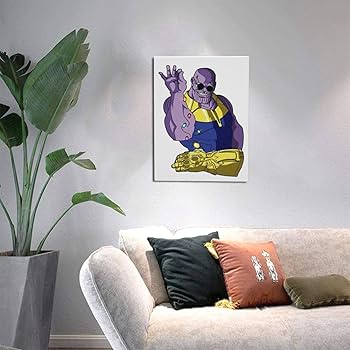 Amazon.co.jp: アートパネル 30×40cm アベンジャーズ サノス モダン