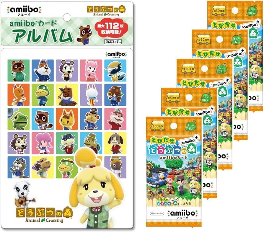 Amazon | 『とびだせ どうぶつの森 amiibo+』amiiboカード (5パック)+