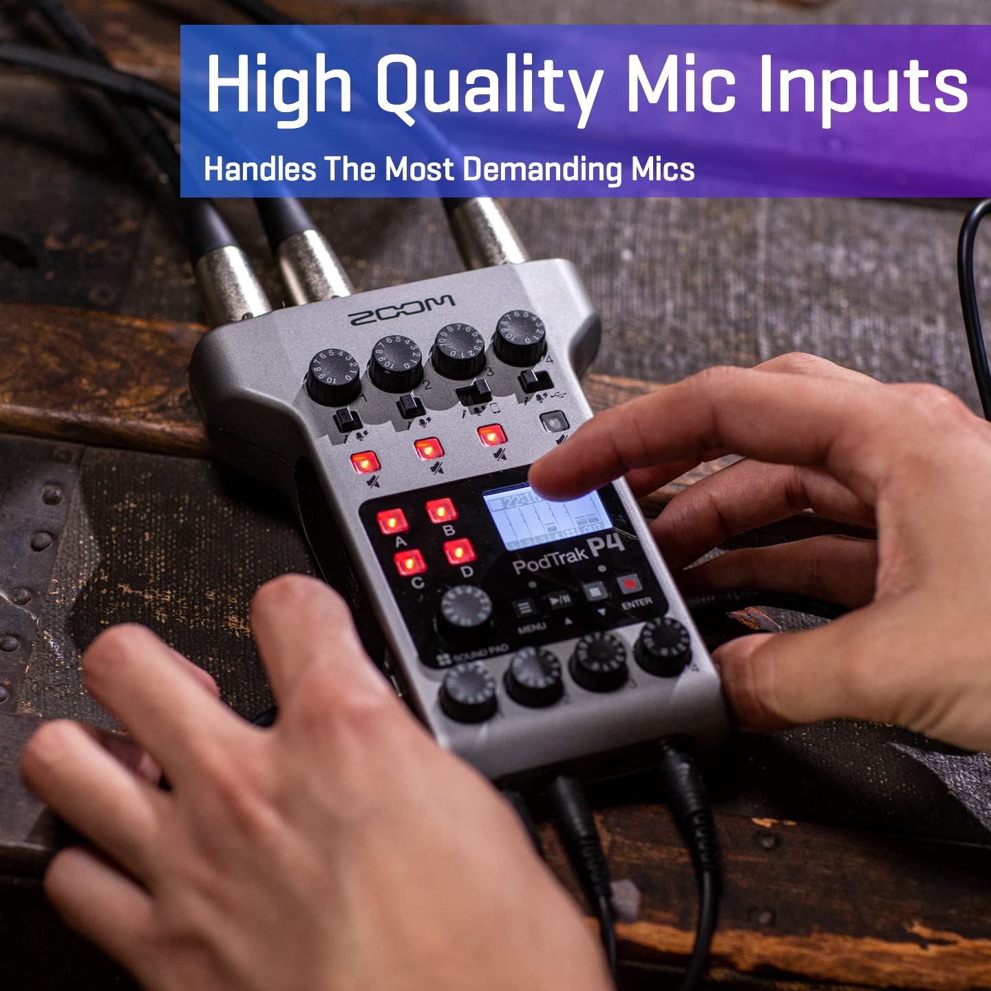 Amazon.co.jp: Zoom PodTrak P4 ポッドキャストレコーダー バッテリー