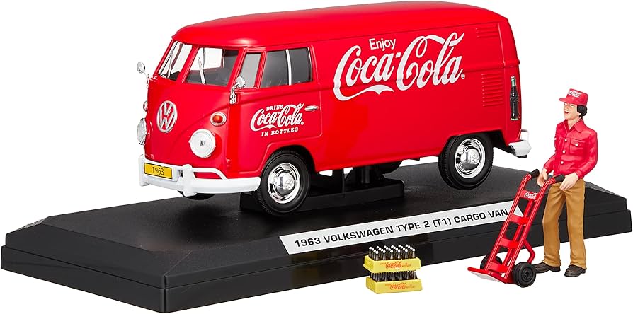 Amazon | Coca-Cola Collectibles 1/24 VW タイプ2 T1 カーゴバン