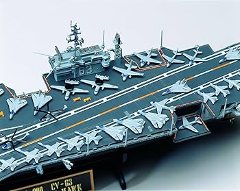 Amazon.com: Academy U.S.S Kitty Hawk Model Kit : Arts, Crafts & Sewing