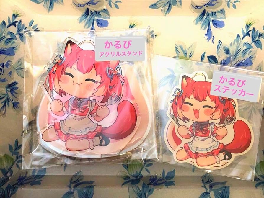 Amazon.co.jp: 赤見かるび ステッカー アクリルスタンド アクスタ