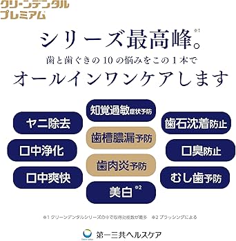 Amazon | クリーンデンタルプレミアム [医薬部外品] 100g ペースト