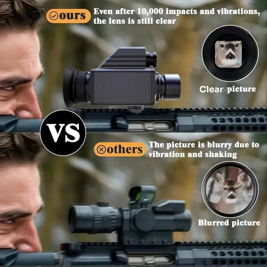 Amazon.co.jp: SUZLAZYR 4K サーマルスコープ - HD+LR+ナイトビジョン+