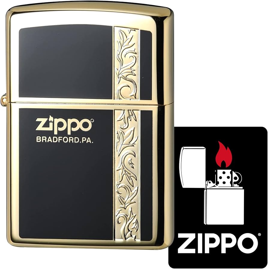 Amazon.com: Zippo 2GBK-VERZARA Windproof Brass Lighter Double