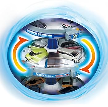 Amazon.com: TOMICA Takara Tomy DX Parking トミカ ぐるぐるシュート
