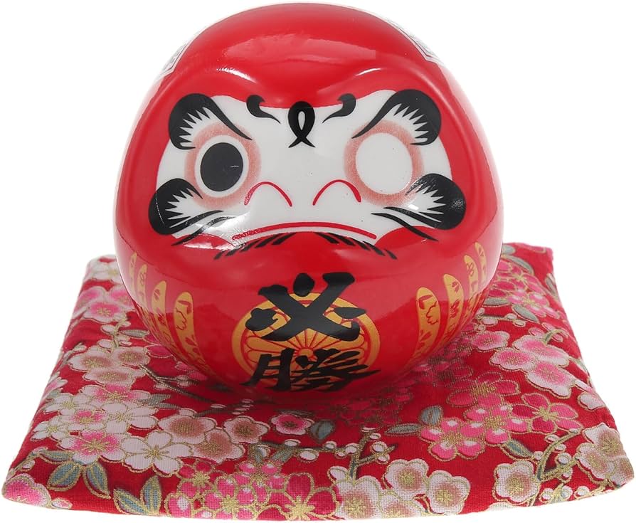 Amazon.co.jp: NUOLUX だるま 置物 達磨 和風 ダルマエッグ飾り