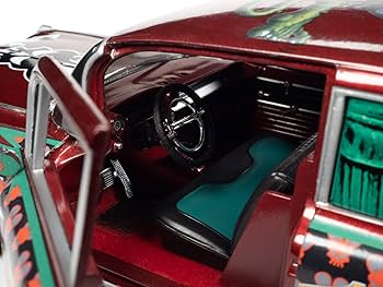 Amazon.com: Auto World 1959 Cadillac Eldorado Hearse Rat Fink 1:18