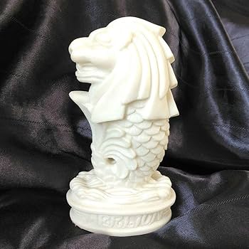 Amazon.co.jp: マーライオン 像 置物 シンガポール 大きめ 高さ 13.5cm