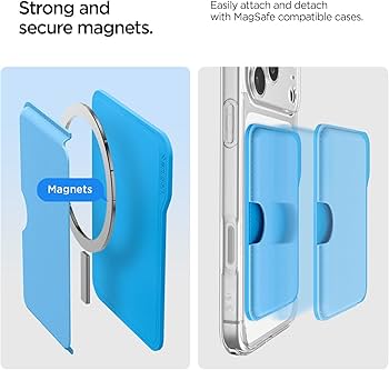 Amazon.com: Caseology by Spigen for MagSafe Wallet, Holds 3 Cards