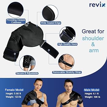 Amazon.com: REVIX XL Shoulder Ice Pack Rotator Cuff Cold Therapy